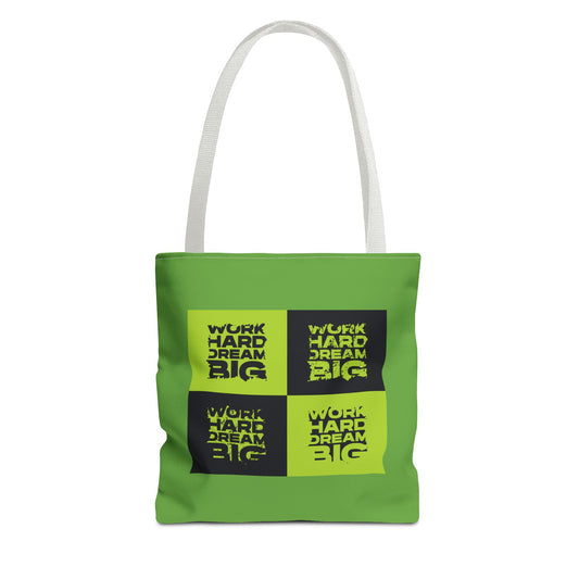 Work Hard Dream Big Tote Bag (AOP)