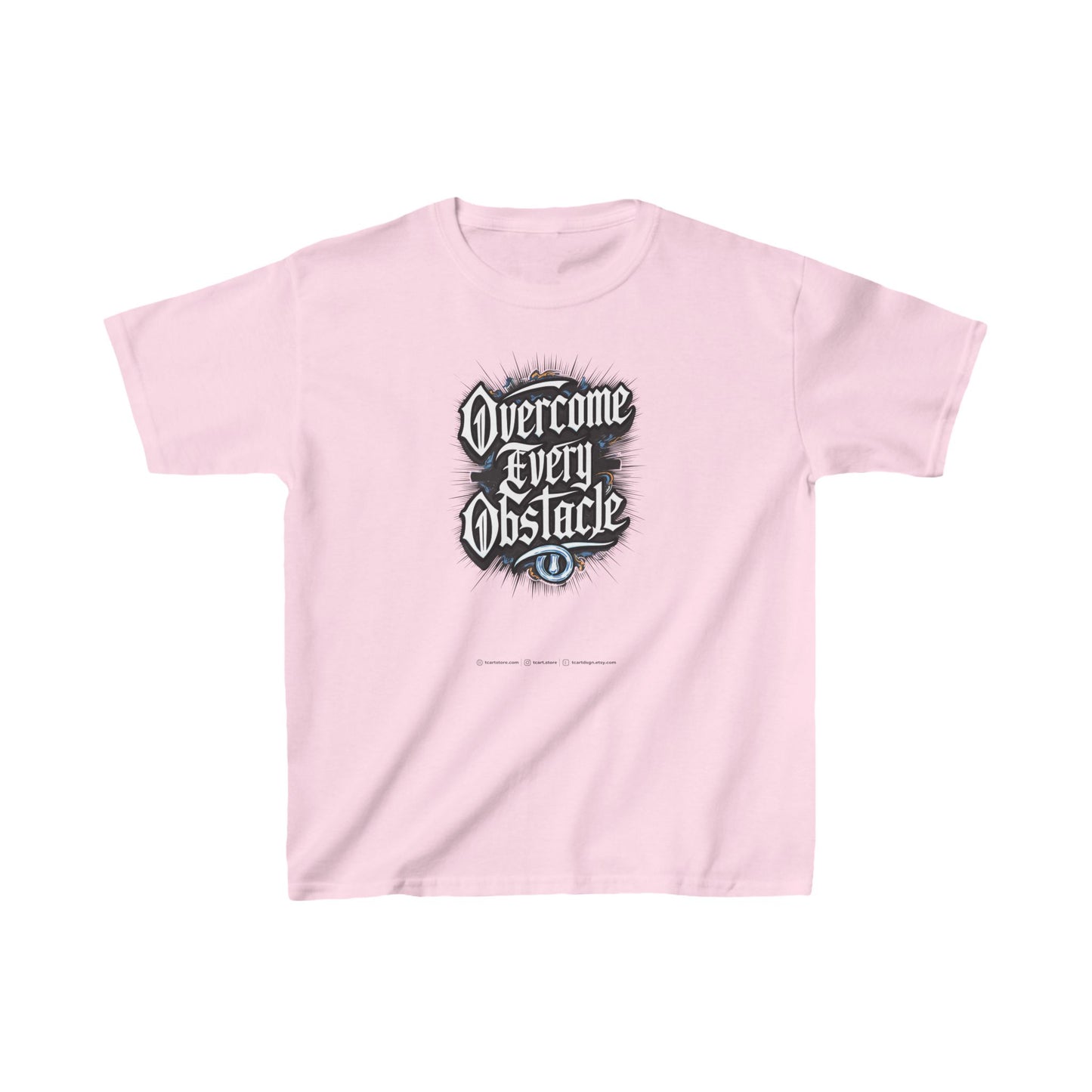 Overcome Every Obstacle Kids Heavy Cotton™ Tee