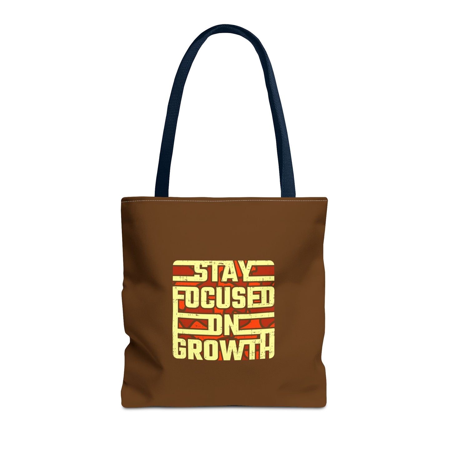Stay Focused On Growth Tote Bag (AOP)