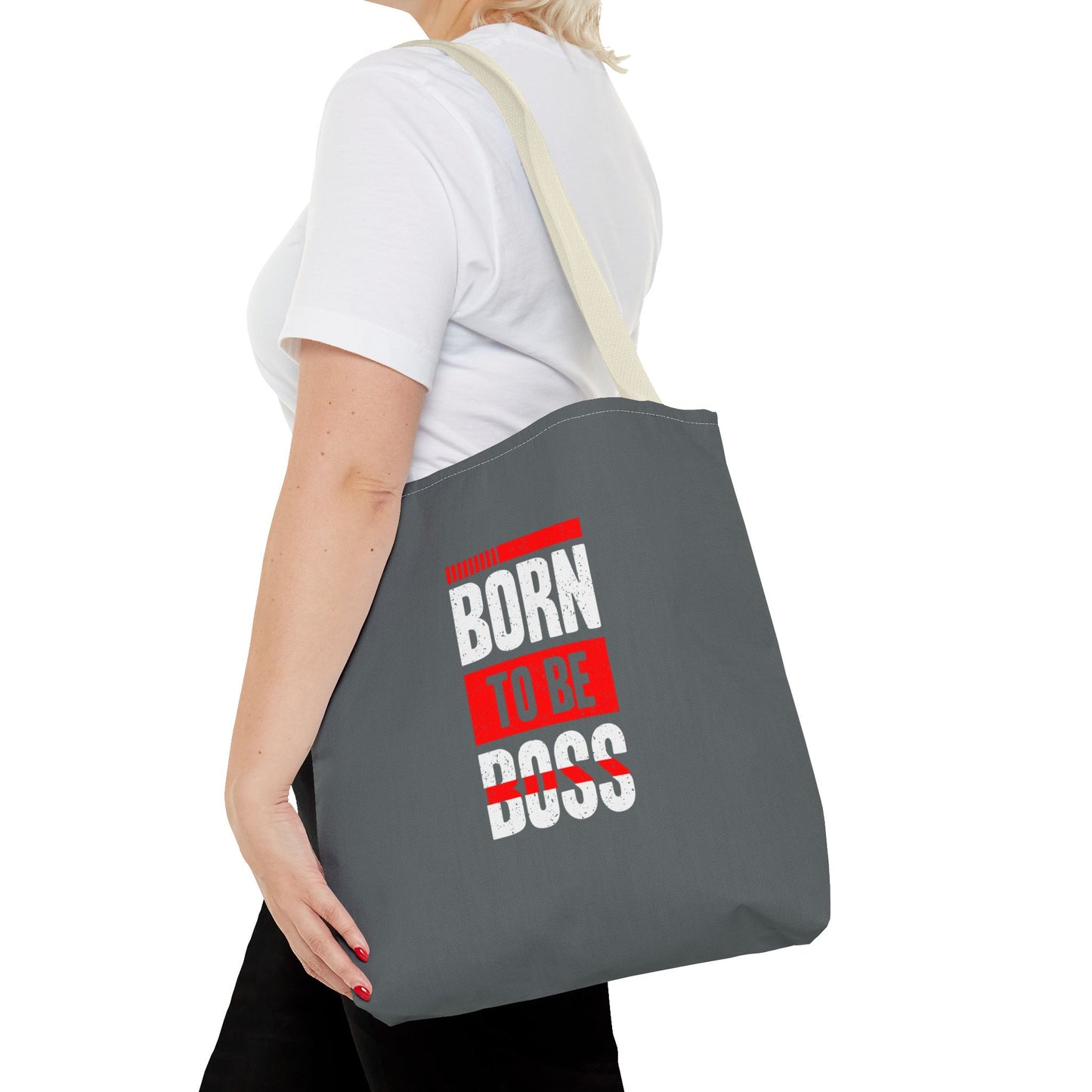 Born To Be Boss Tote Bag (AOP)