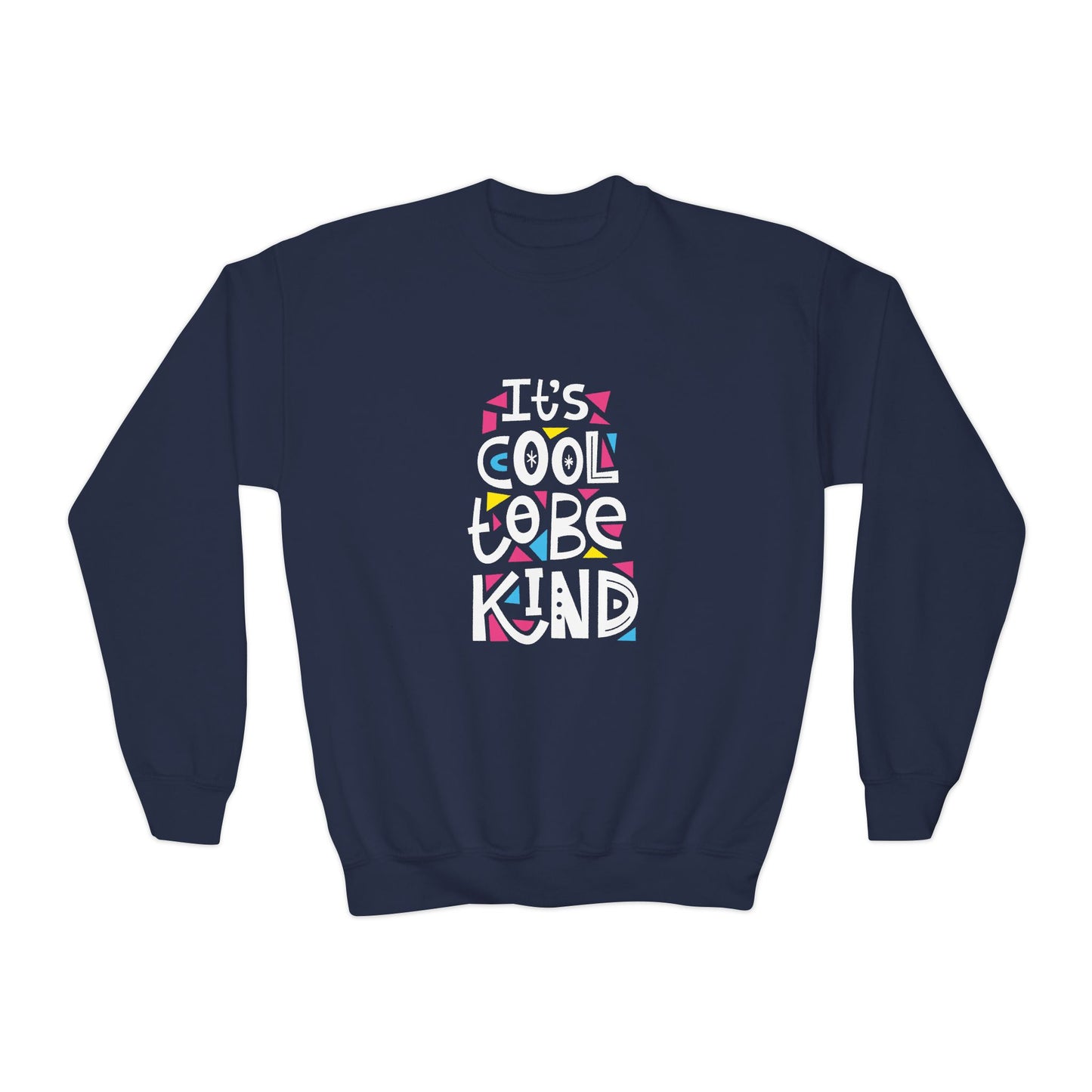 It's Cool To Be Kind Youth Crewneck Sweatshirt