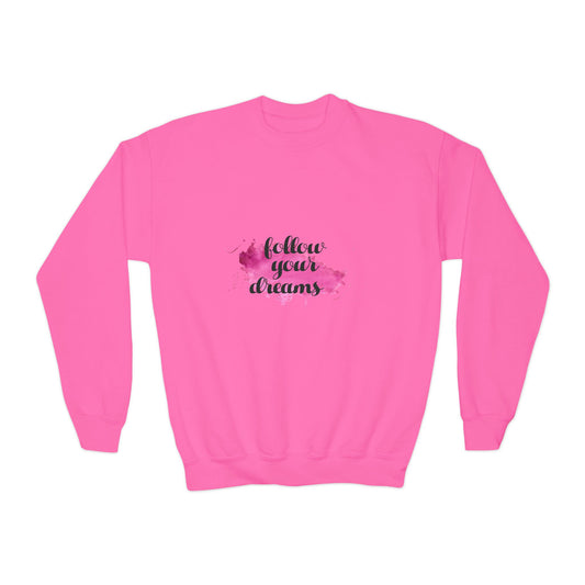 Follow Your Dreams Youth Crewneck Sweatshirt