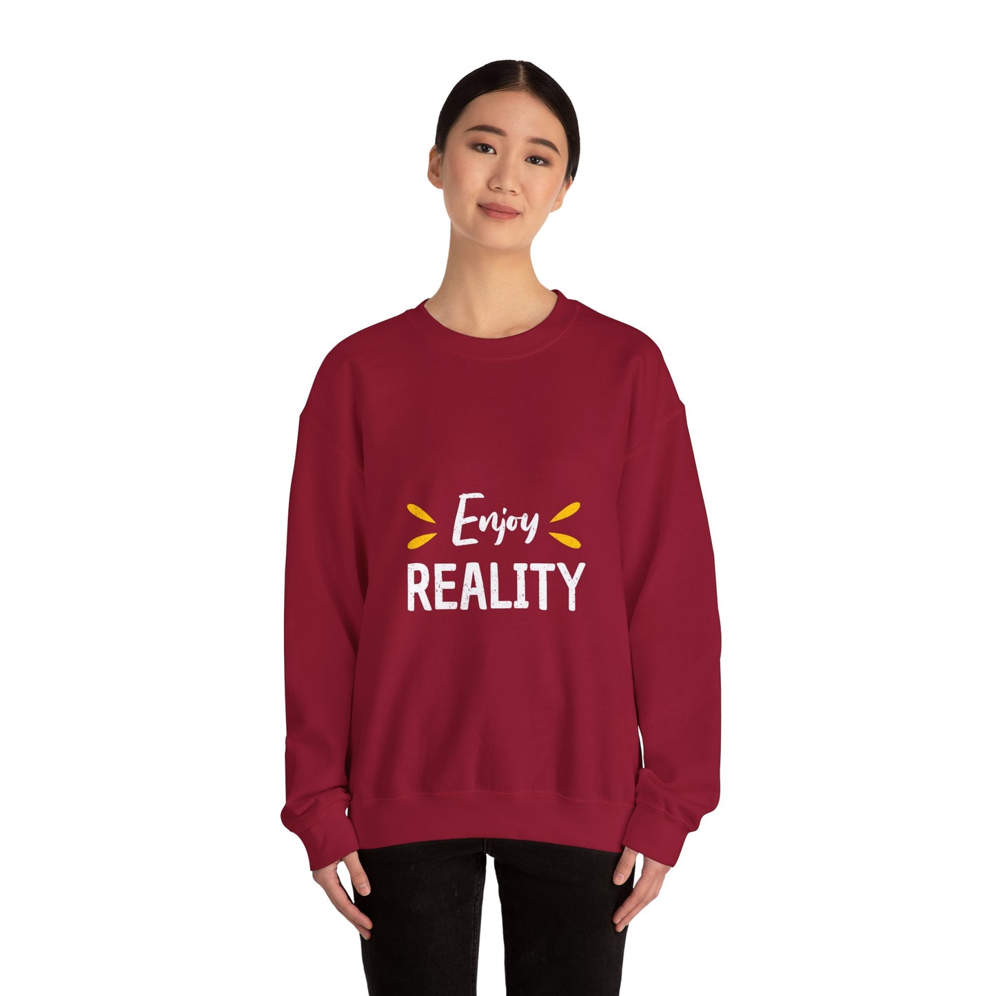 Enjoy Reality Unisex Heavy Blend™ Crewneck Sweatshirt