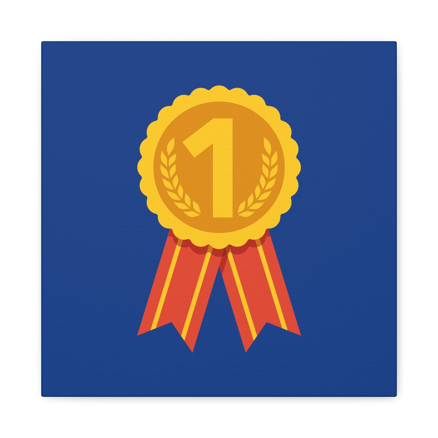 Gold Medal Symbol Matte Canvas, Stretched, 1.25"