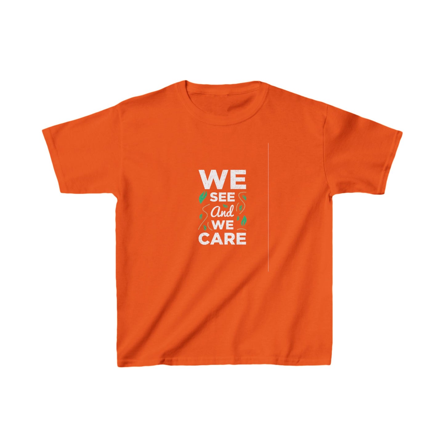 We See And We Care Kids Heavy Cotton™ Tee