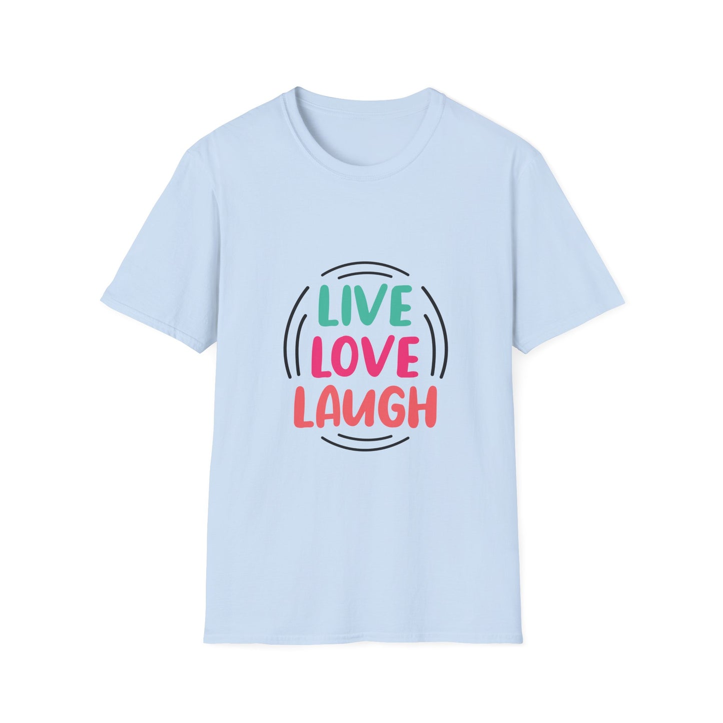 Live Love Laugh Unisex Softstyle T-Shirt