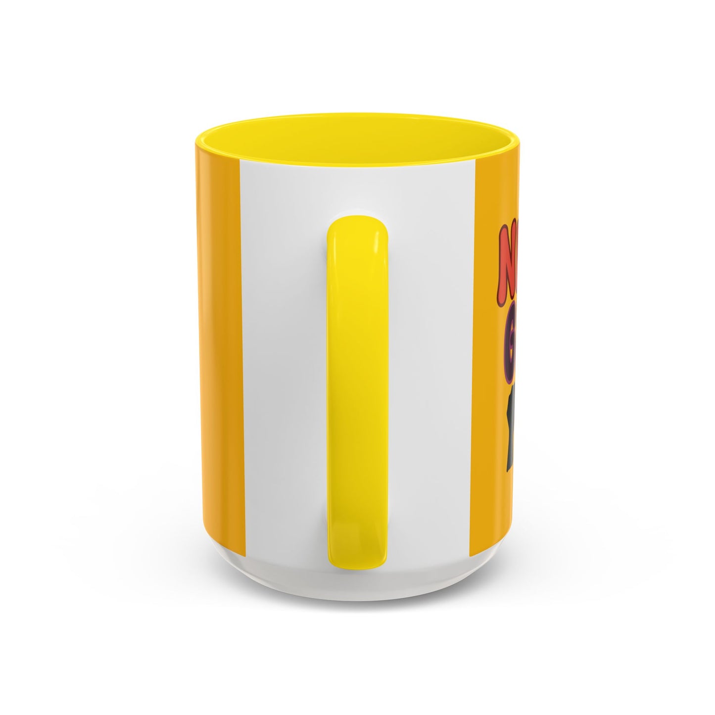 Never Give Up Accent Coffee Mug (11, 15oz)