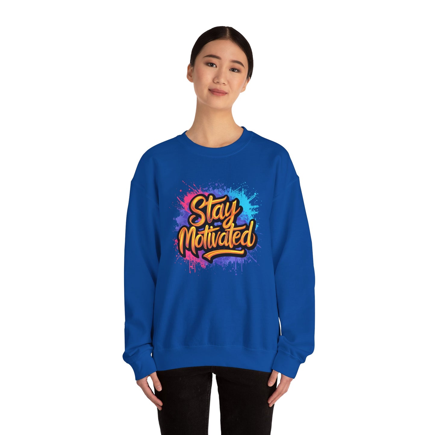 Stay Motivated Unisex Heavy Blend™ Crewneck Sweatshirt