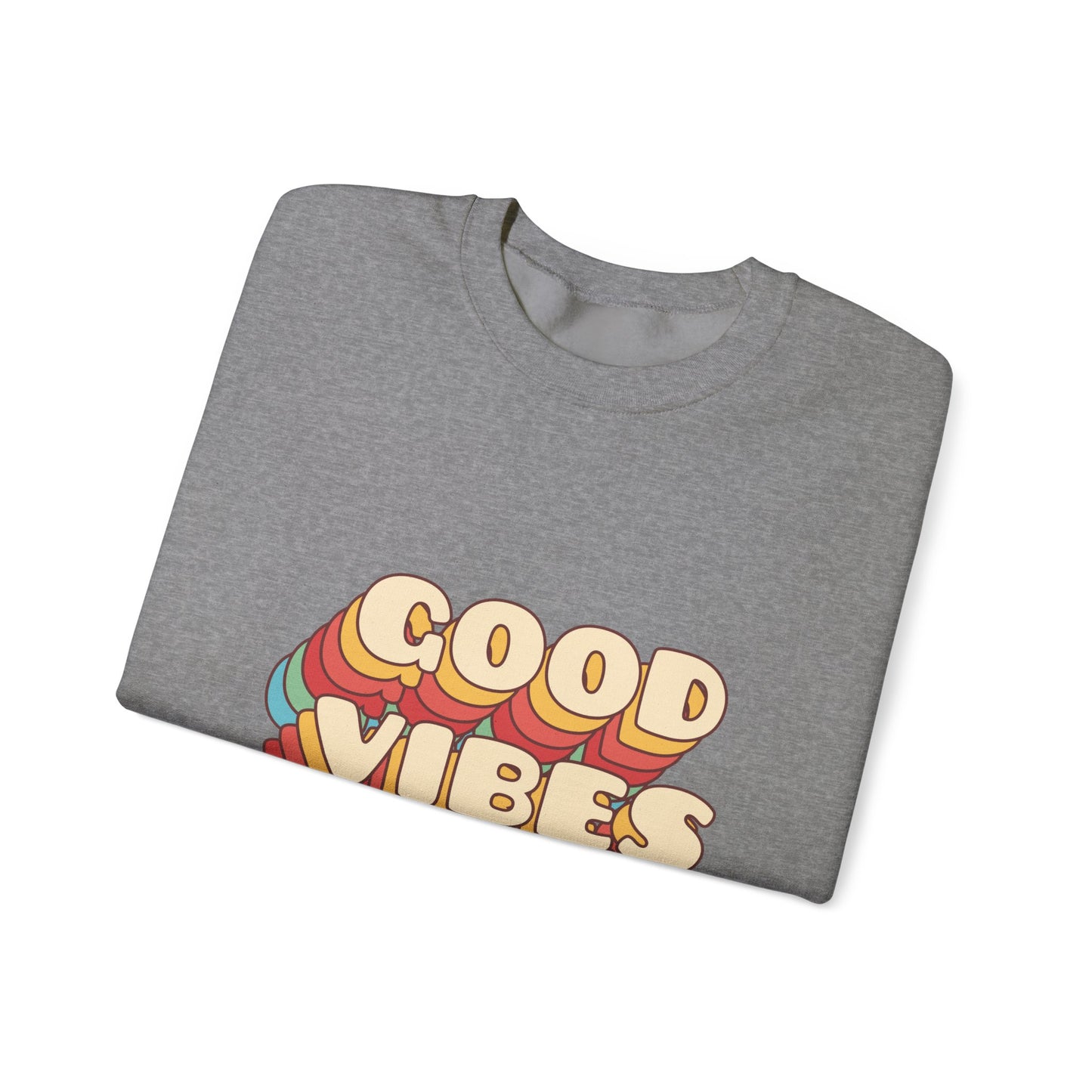 Good Vibes Unisex Heavy Blend™ Crewneck Sweatshirt