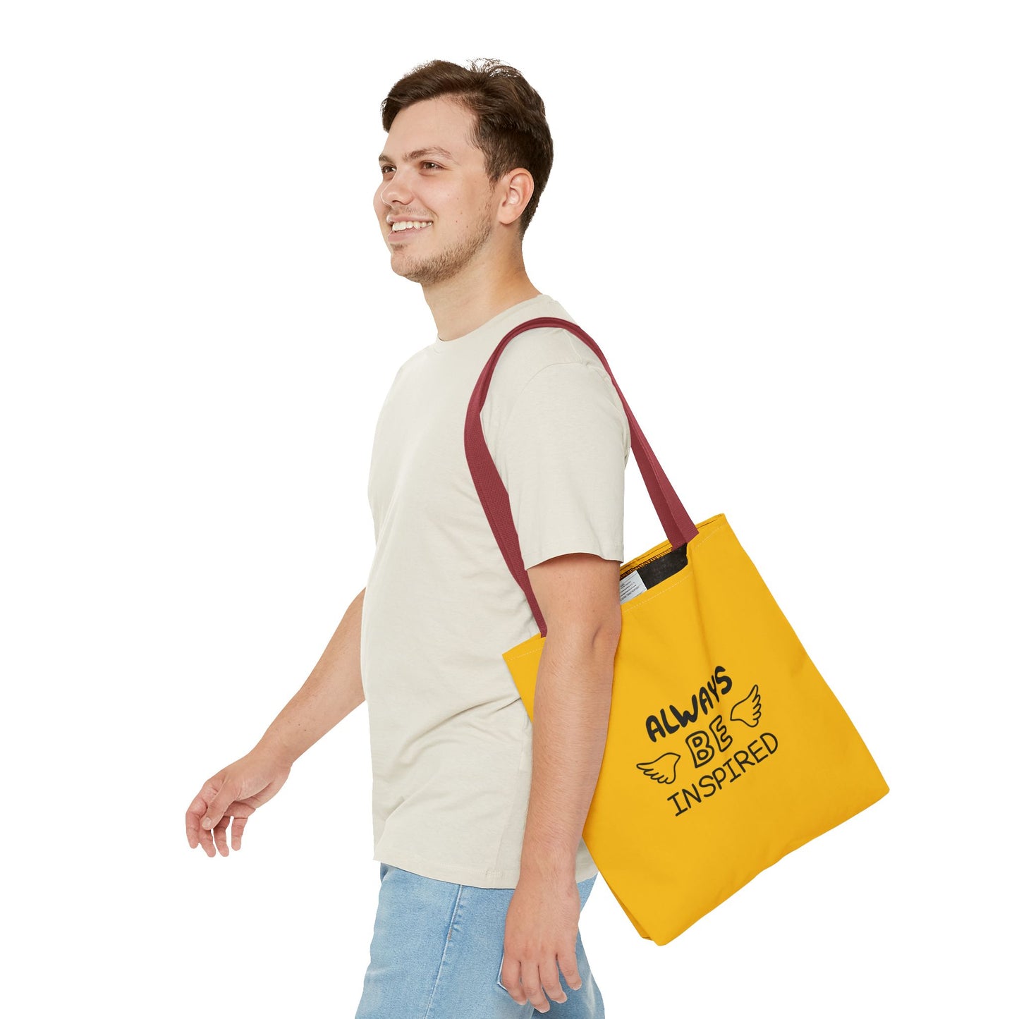 Always Be Inspired Tote Bag (AOP)