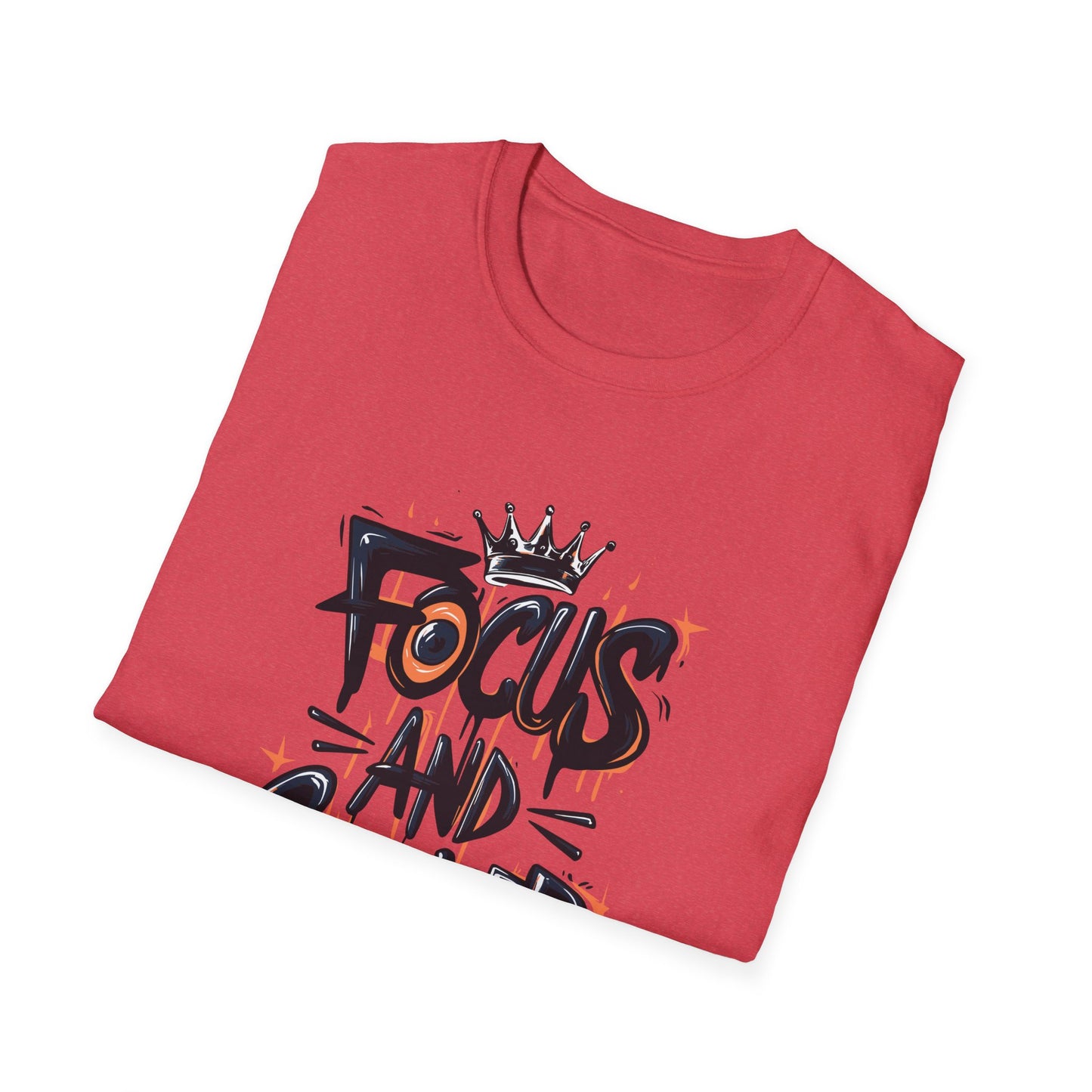 Focus And Conquer Unisex Softstyle T-Shirt