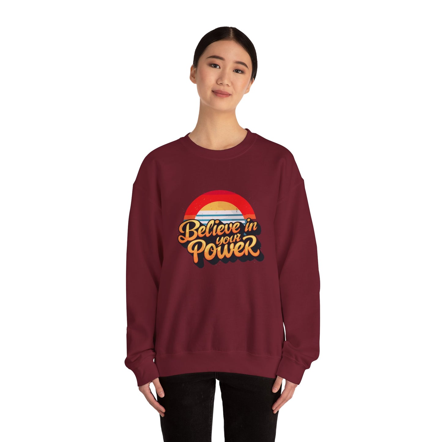 Believe In Your Power Unisex Heavy Blend™ Crewneck Sweatshirt