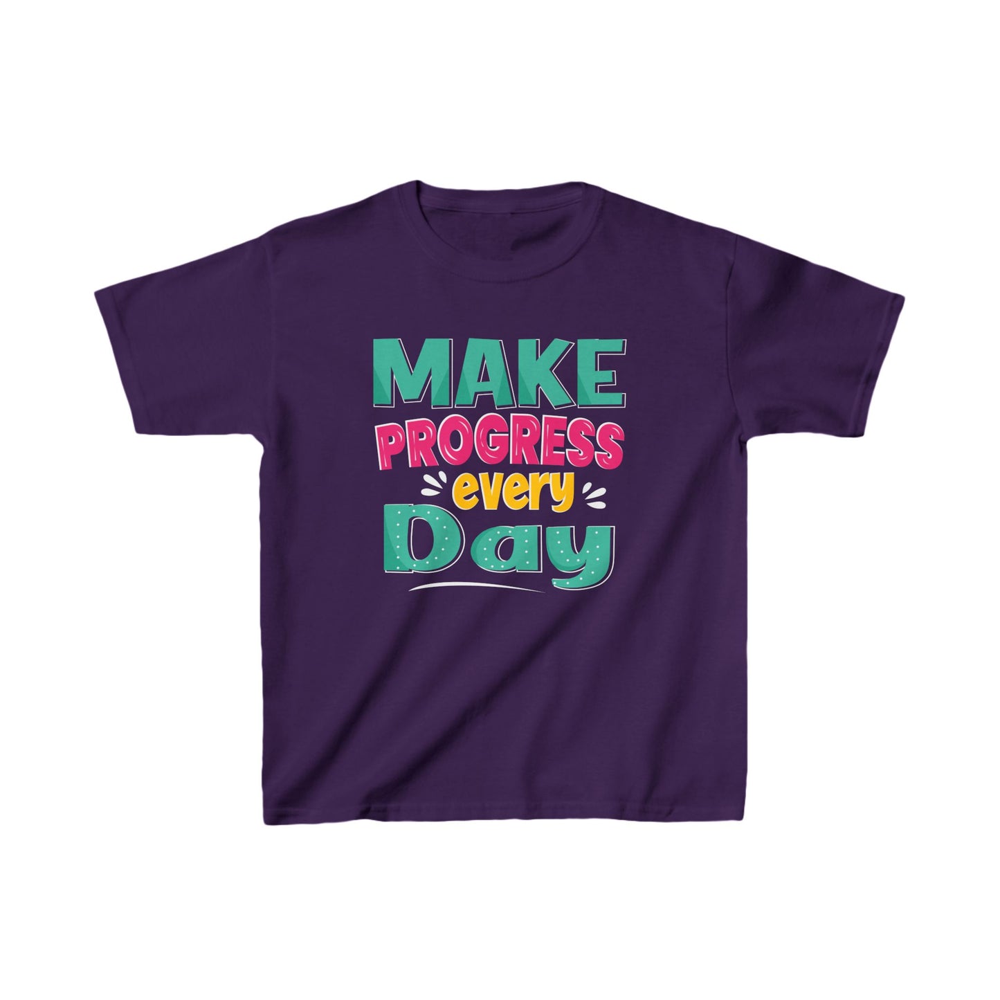 Make Progress Every Day Kids Heavy Cotton™ Tee