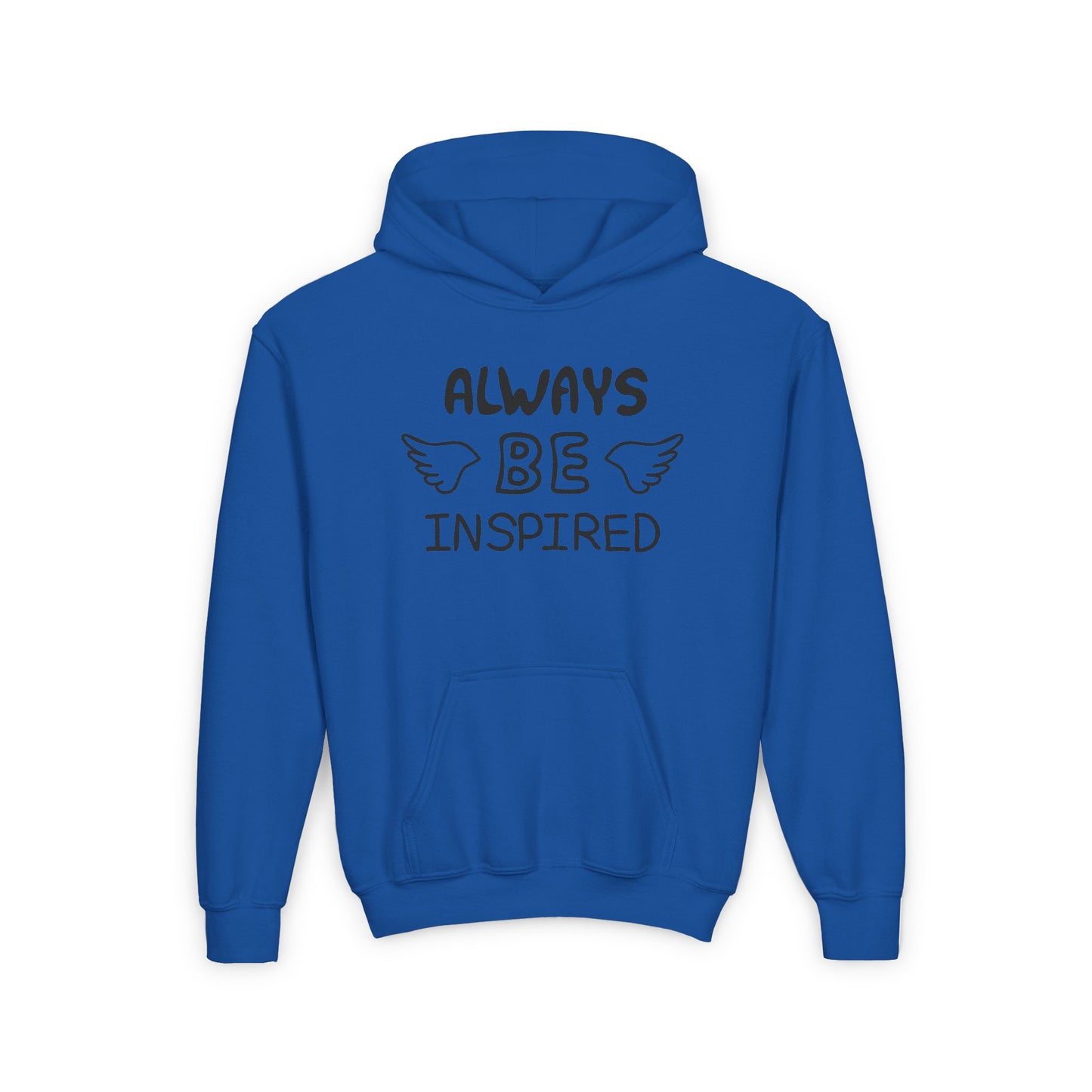 Always Be Inspired Youth Heavy Blend Hooded Sweatshirt