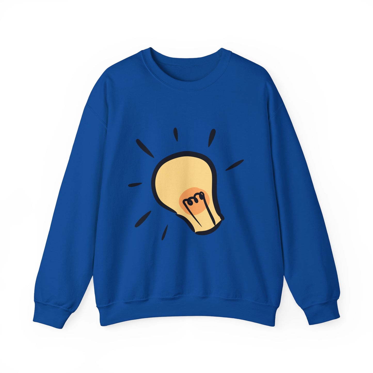 Light Bulb Unisex Heavy Blend™ Crewneck Sweatshirt