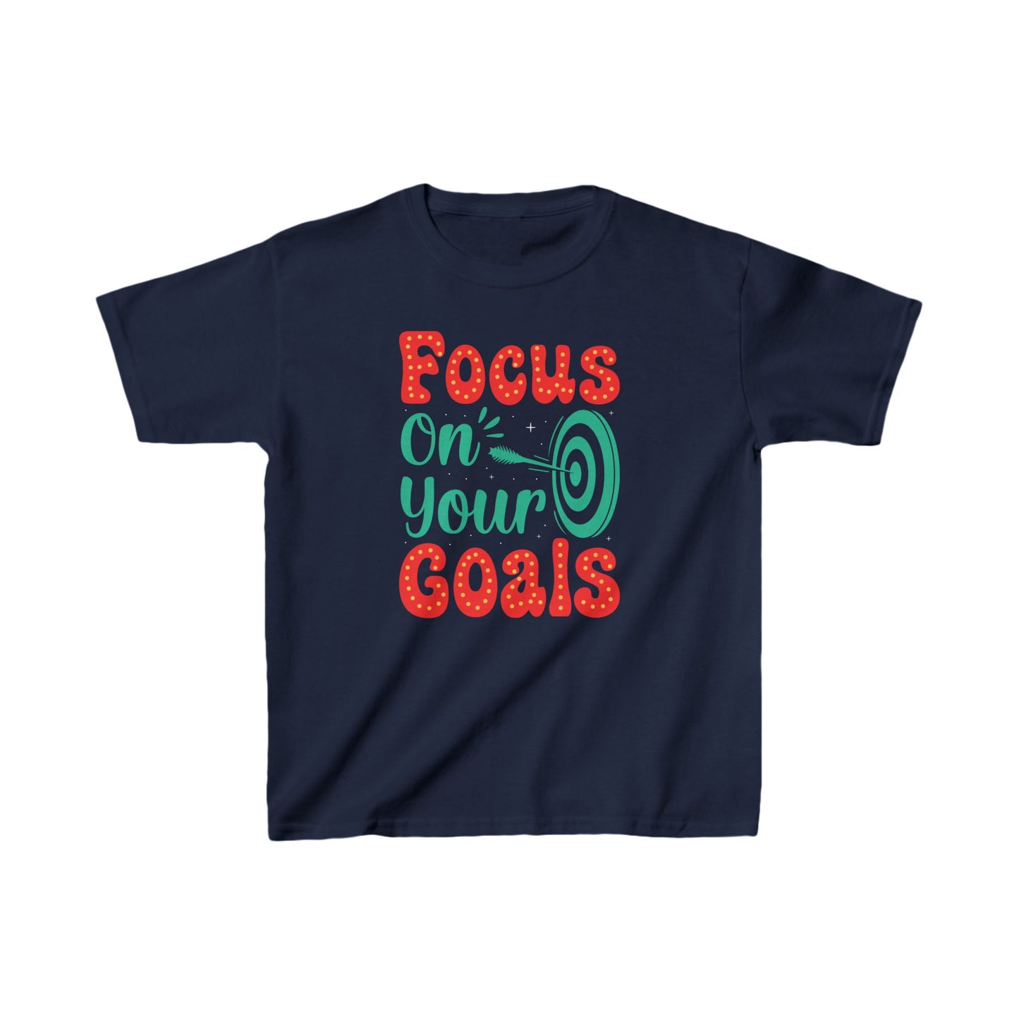 Focus On Your Goals Kids Heavy Cotton™ Tee