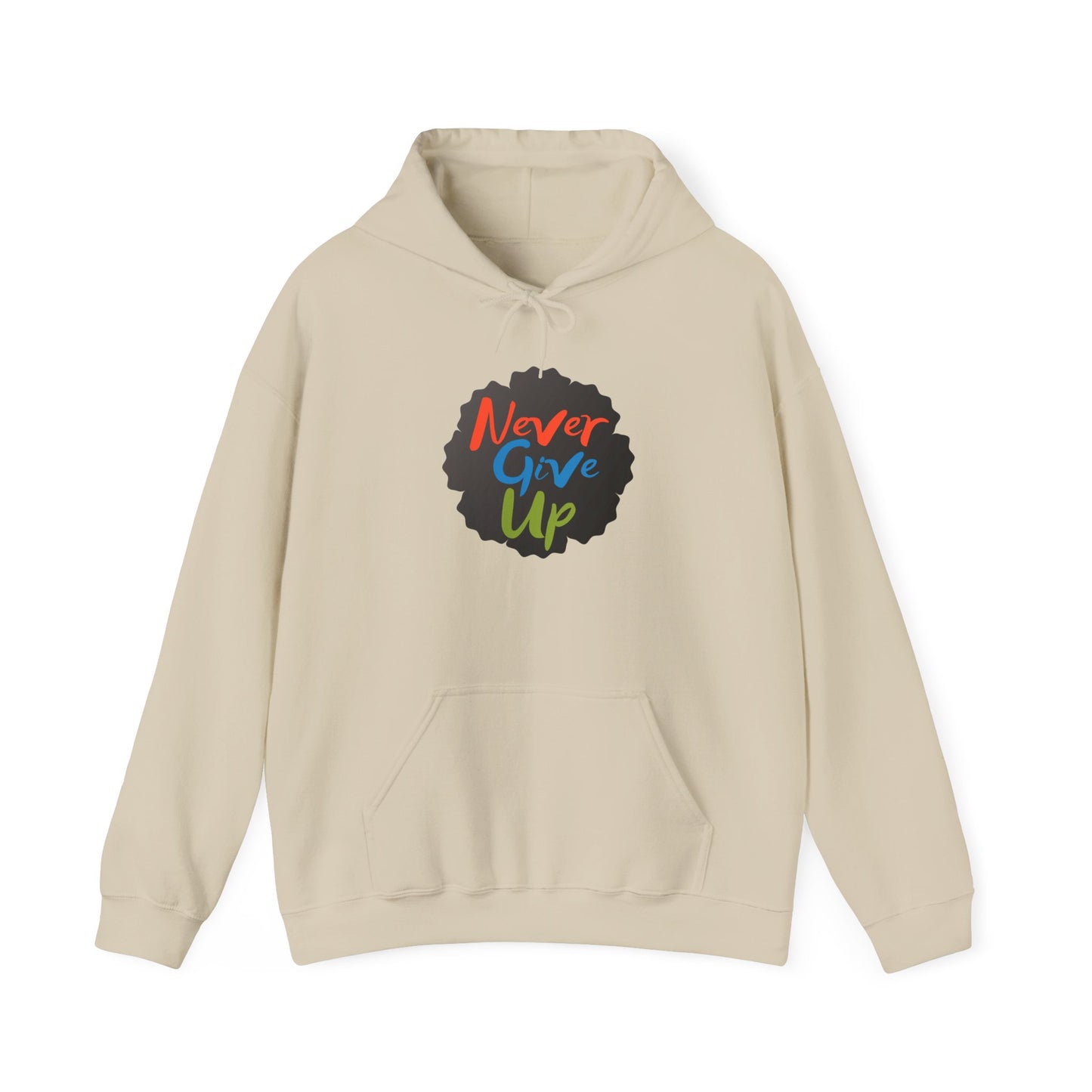 Never Give Up Unisex Heavy Blend™ Hooded Sweatshirt