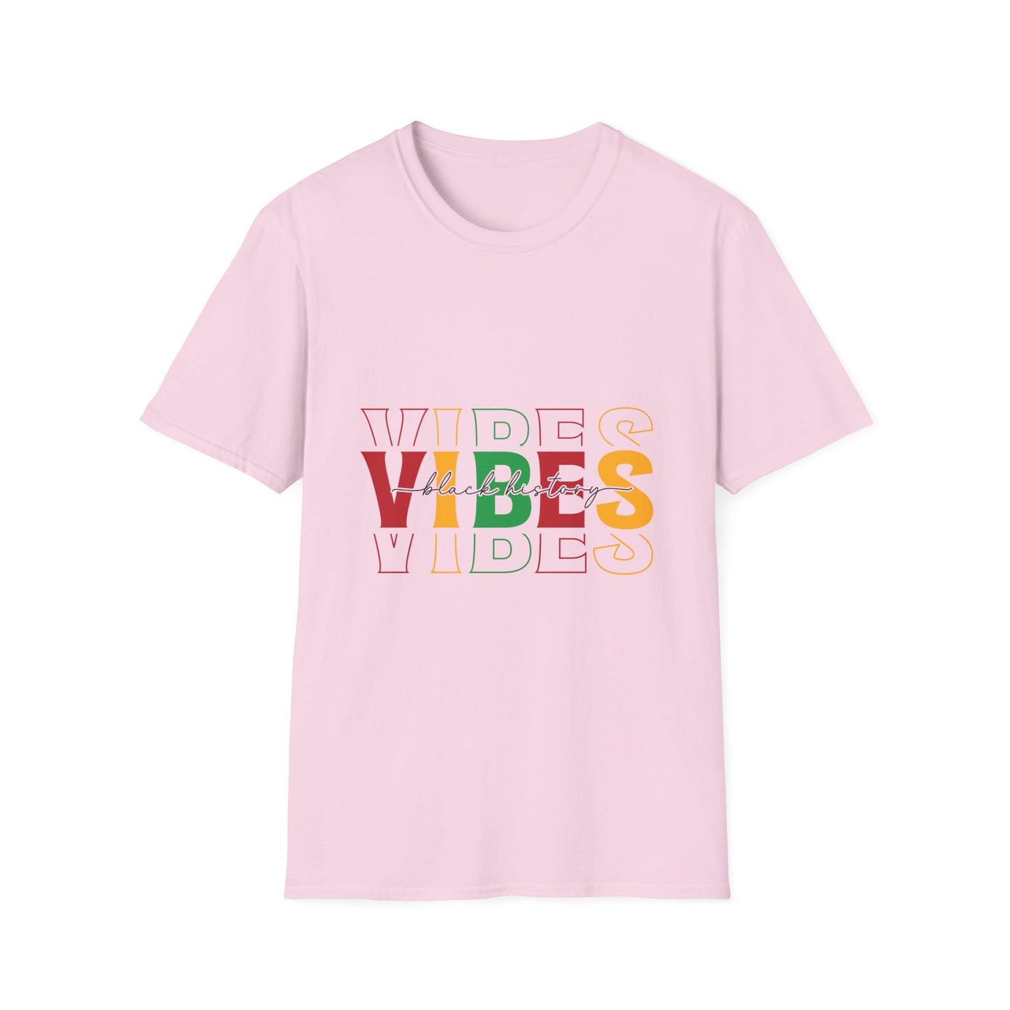 Vibes Black History Unisex Softstyle T-Shirt