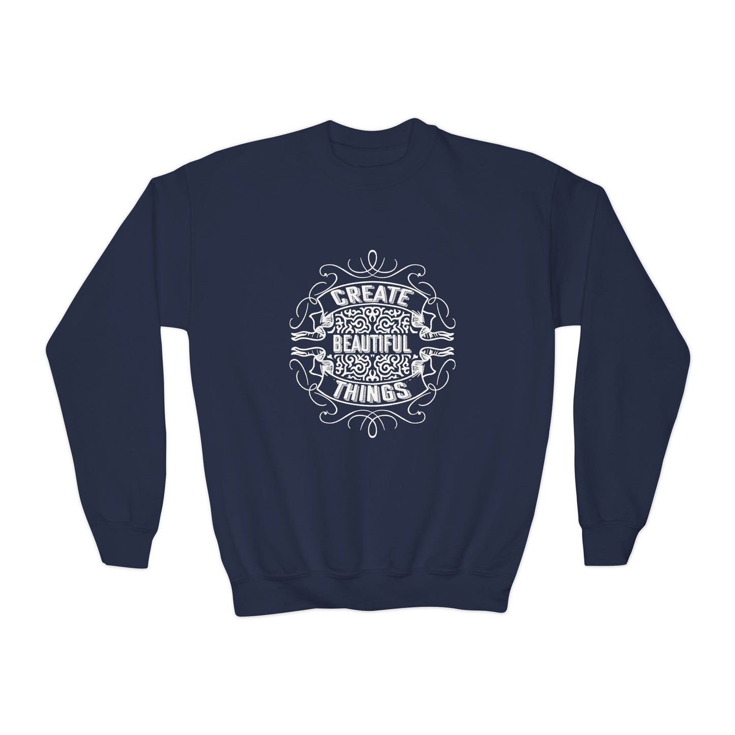 Create Beautiful Things Youth Crewneck Sweatshirt