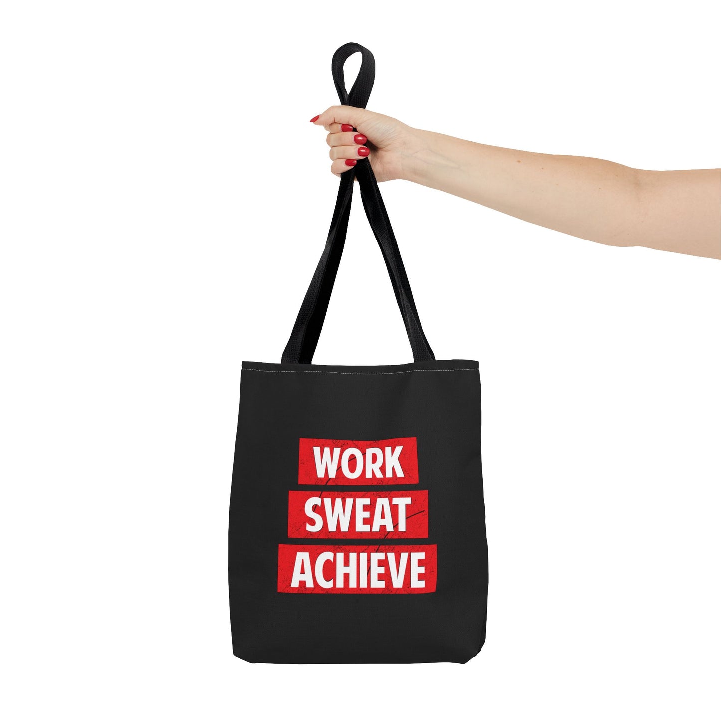 Work Sweat Achieve Tote Bag (AOP)