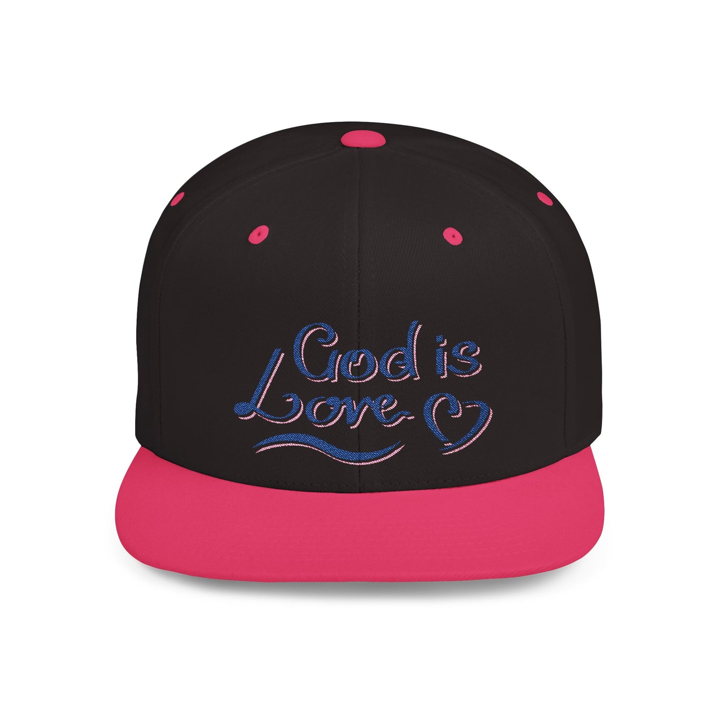 God Is Love Flat Bill Snapback