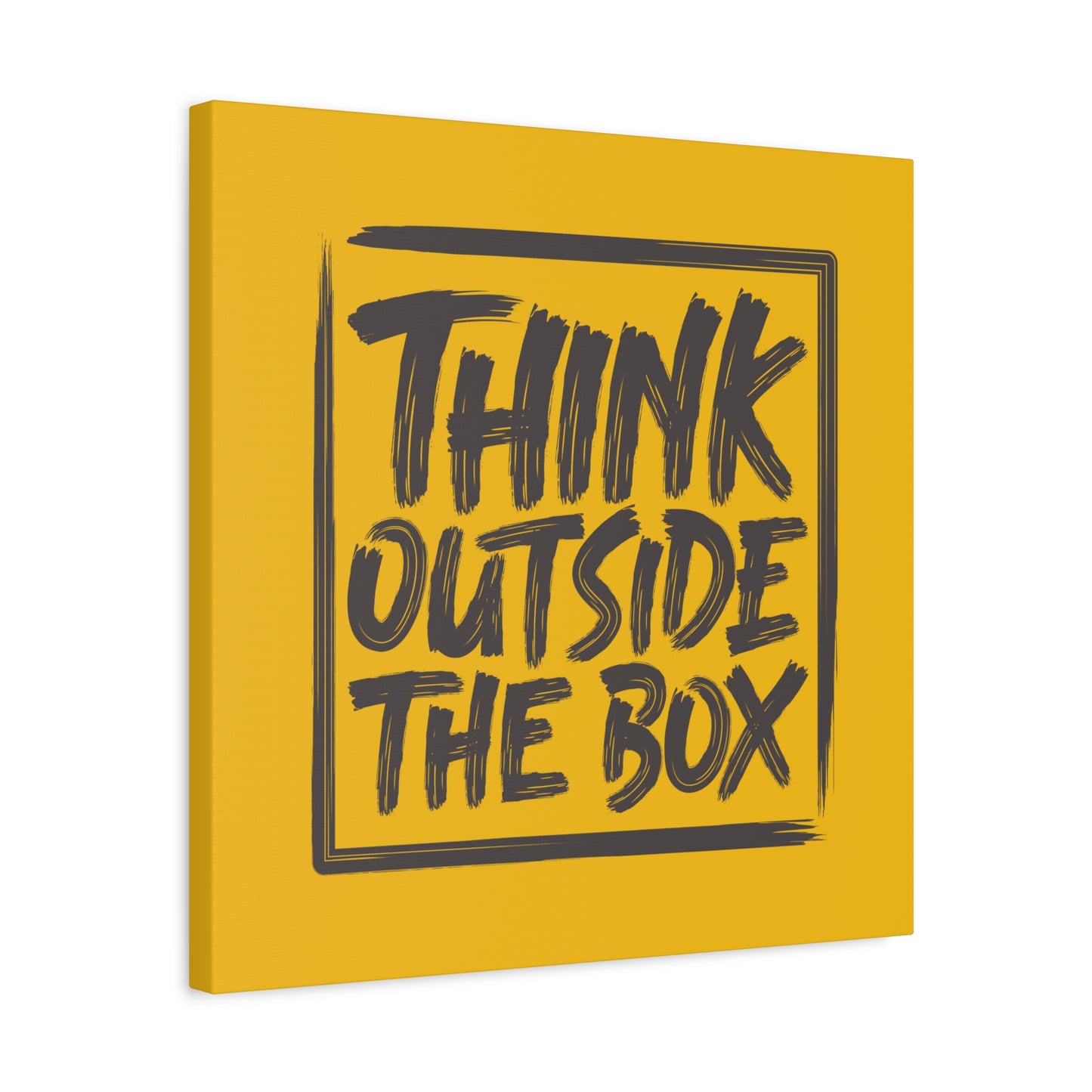 Think Outsidethe Box Matte Canvas, Stretched, 1.25"
