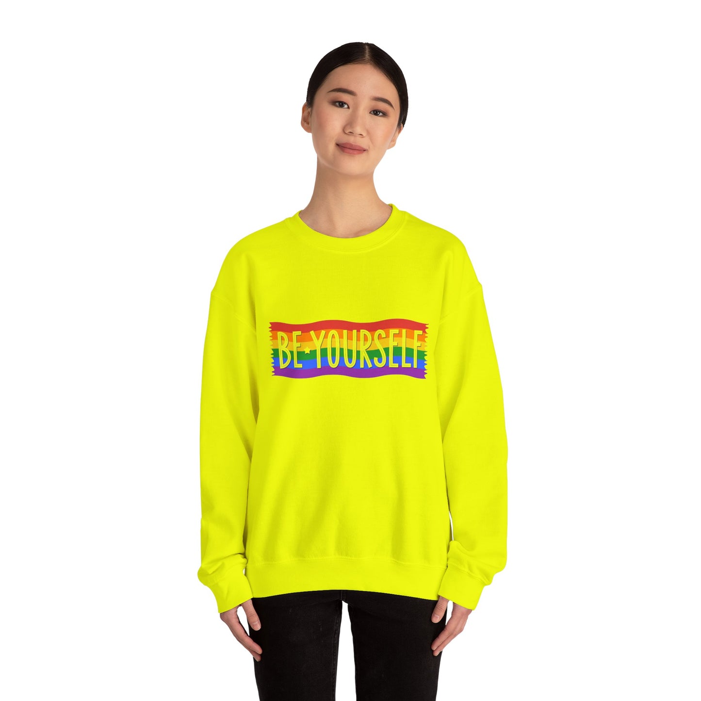 Be Yourself Unisex Heavy Blend™ Crewneck Sweatshirt
