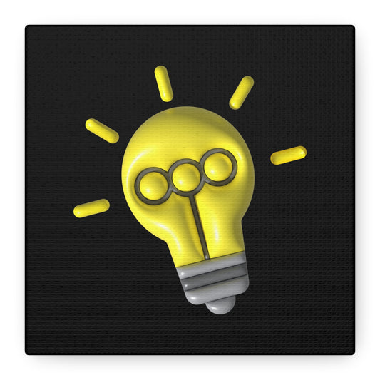 Light Bulb Matte Canvas, Stretched, 1.25"