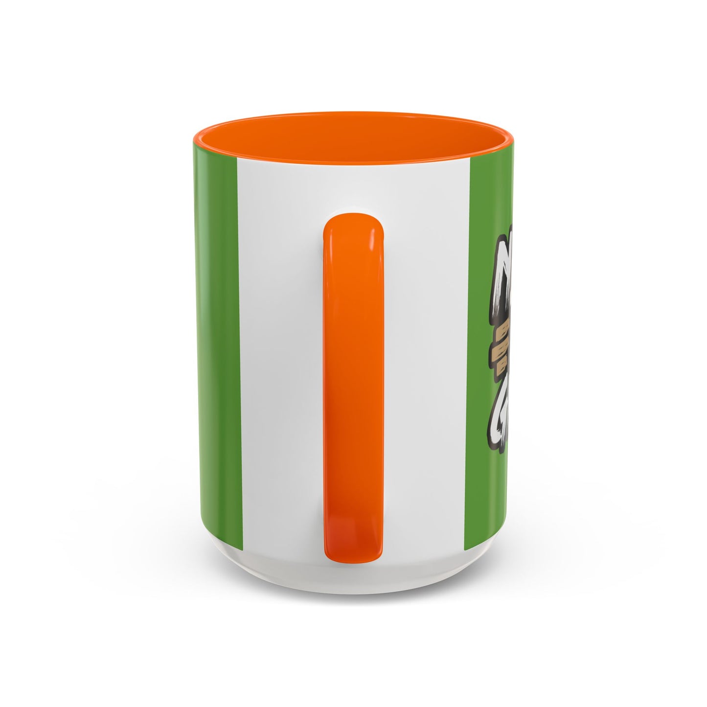 Never Give Up Accent Coffee Mug (11, 15oz)