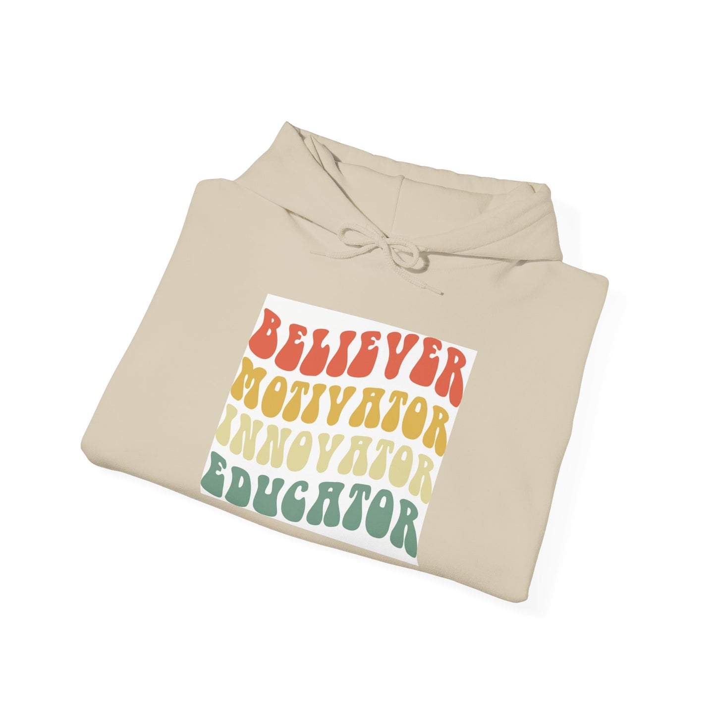 Believer Motivator Innovator Educator Unisex Heavy Blend™ Hooded Sweatshirt