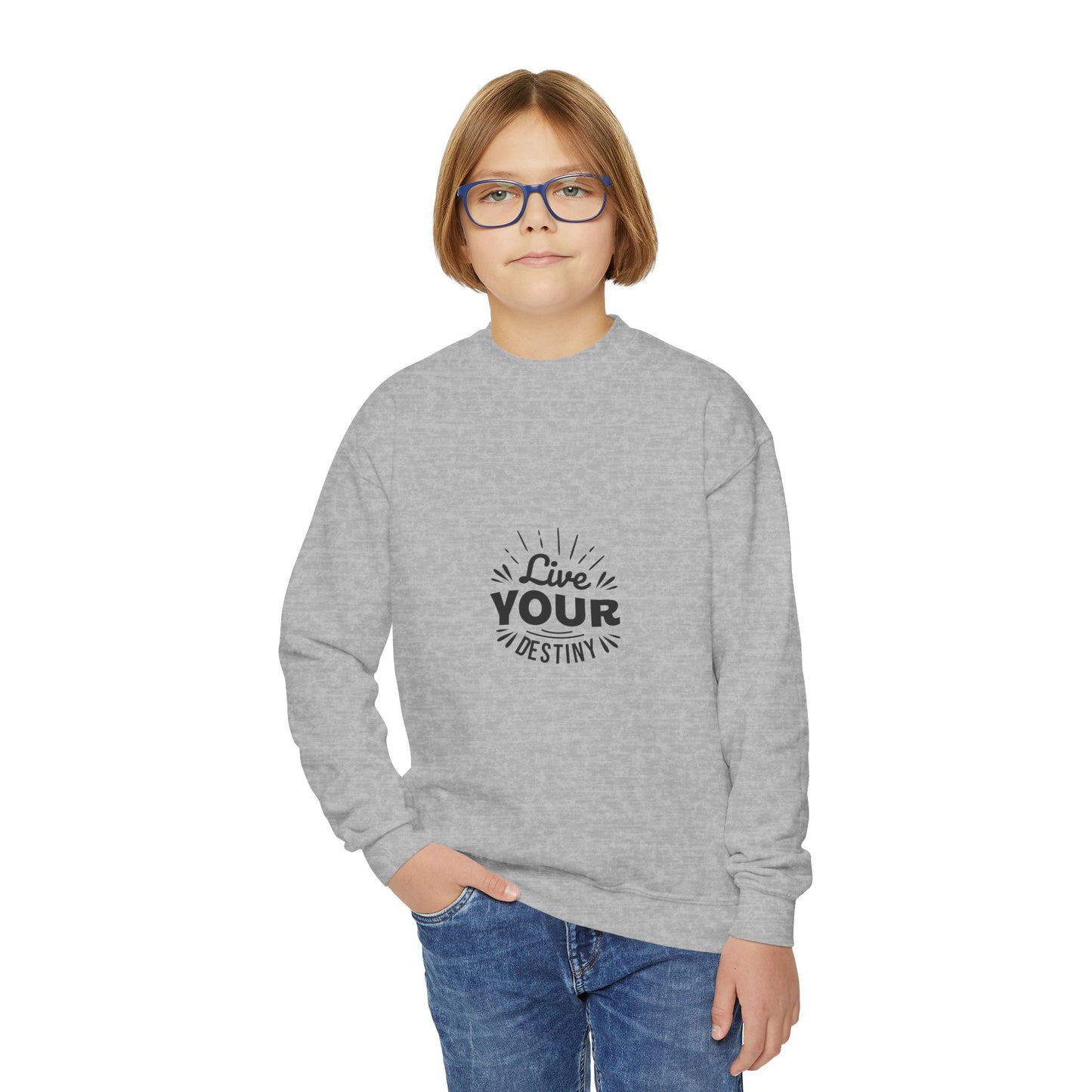 Live Your Destiny Youth Crewneck Sweatshirt