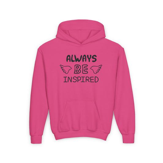 Always Be Inspired Youth Heavy Blend Hooded Sweatshirt
