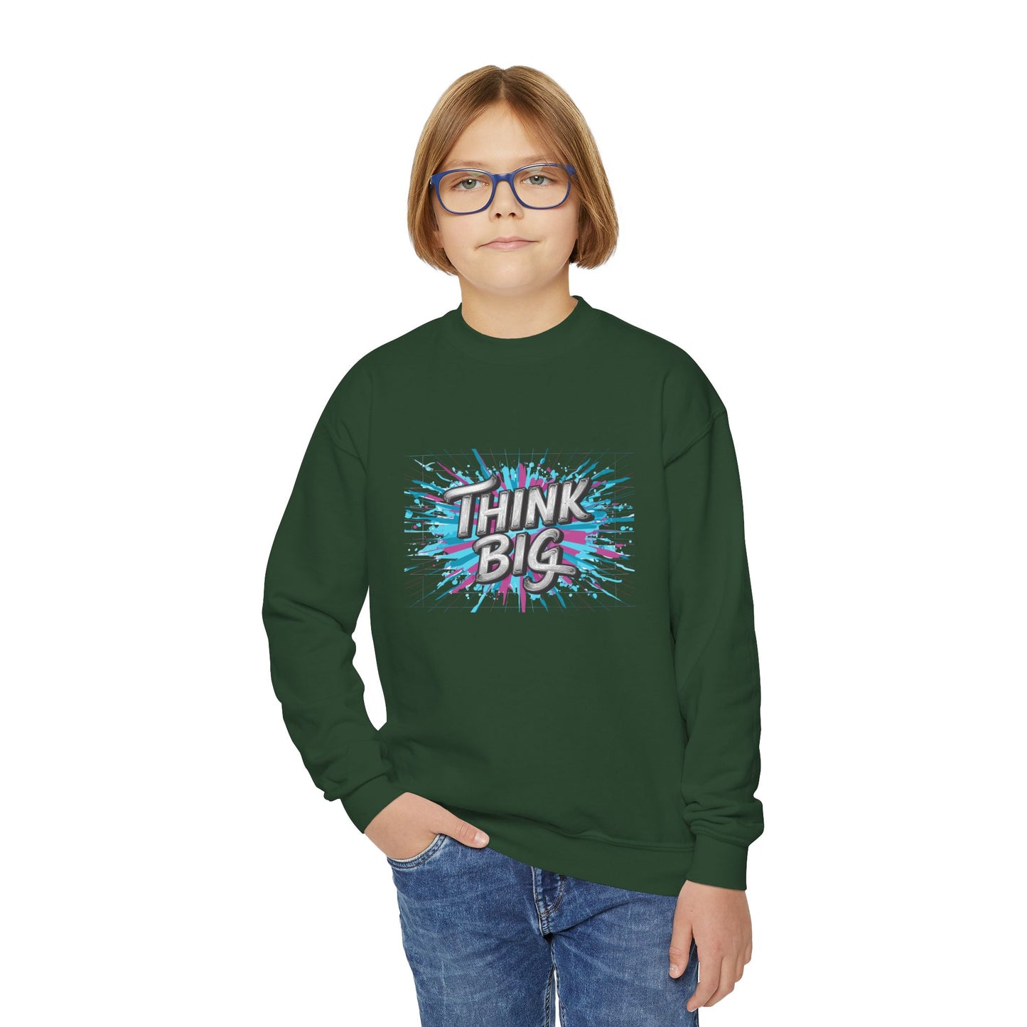 Think Big Youth Crewneck Sweatshirt