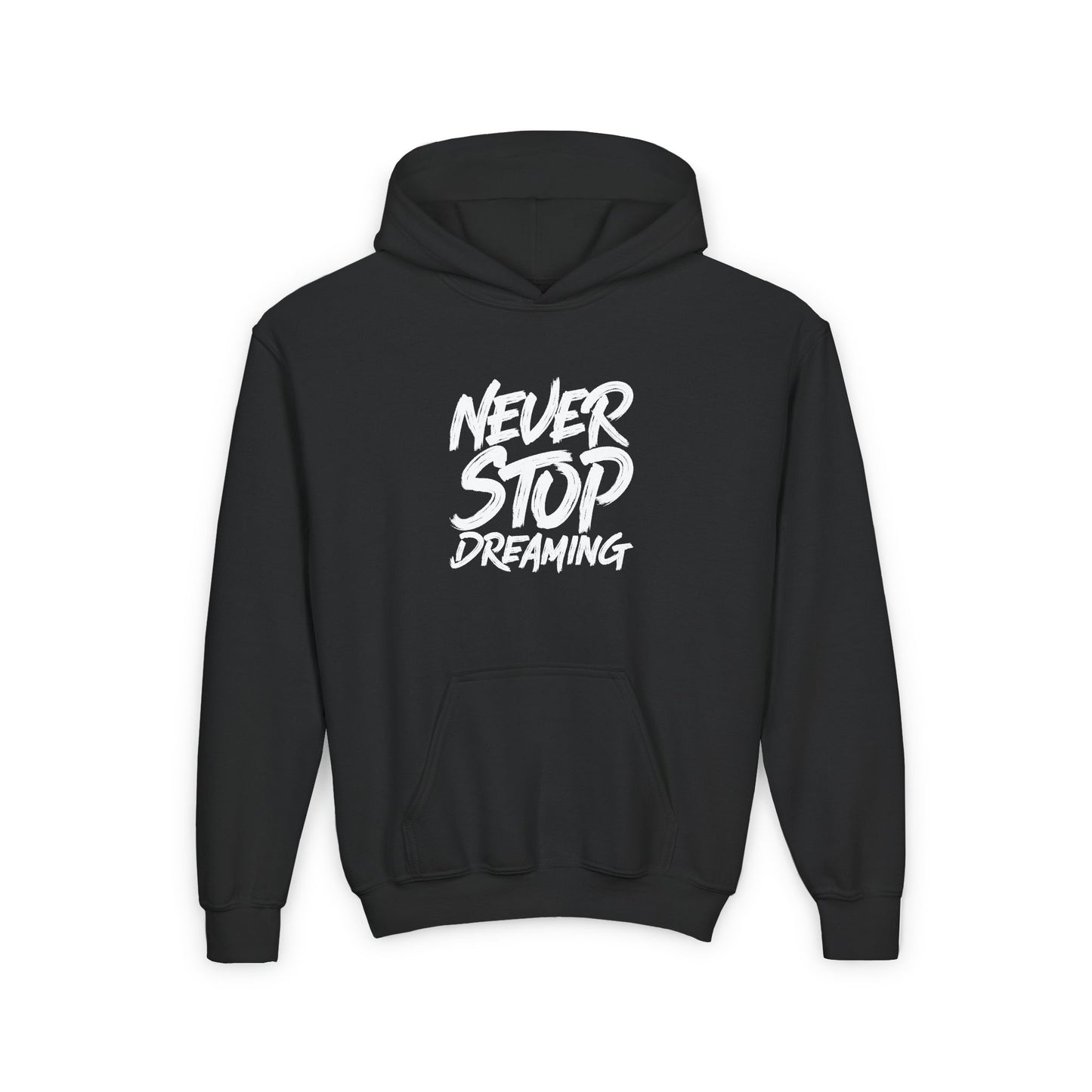 Never Stop Dreaming Youth Heavy Blend Hooded Sweatshirt