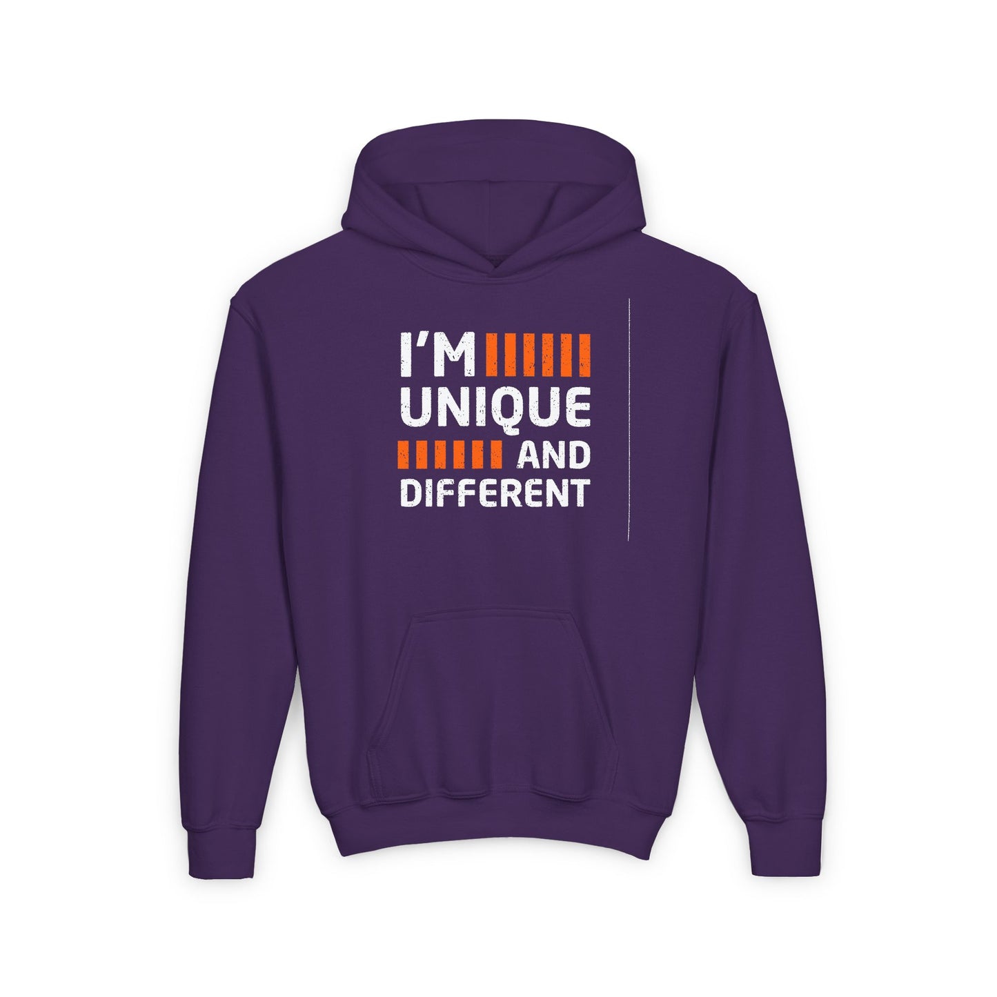 I'm Unique And Different Youth Heavy Blend Hooded Sweatshirt