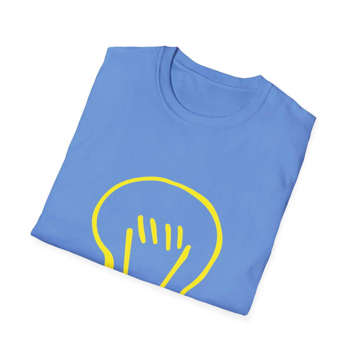 Drawing Light Bulb Icon Unisex Softstyle T-Shirt
