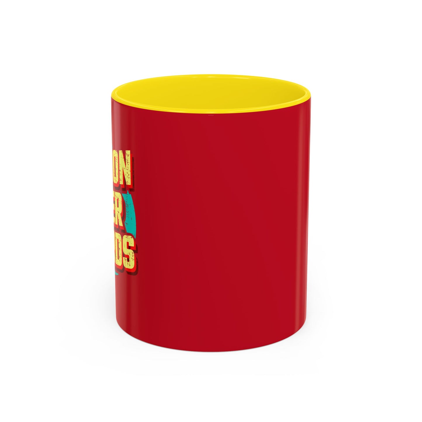 Action Over Words Accent Coffee Mug (11, 15oz)