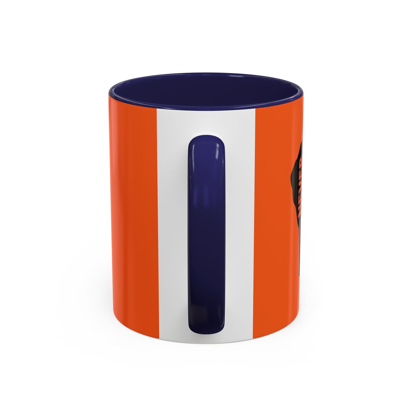 Never Give Up Accent Coffee Mug (11, 15oz)