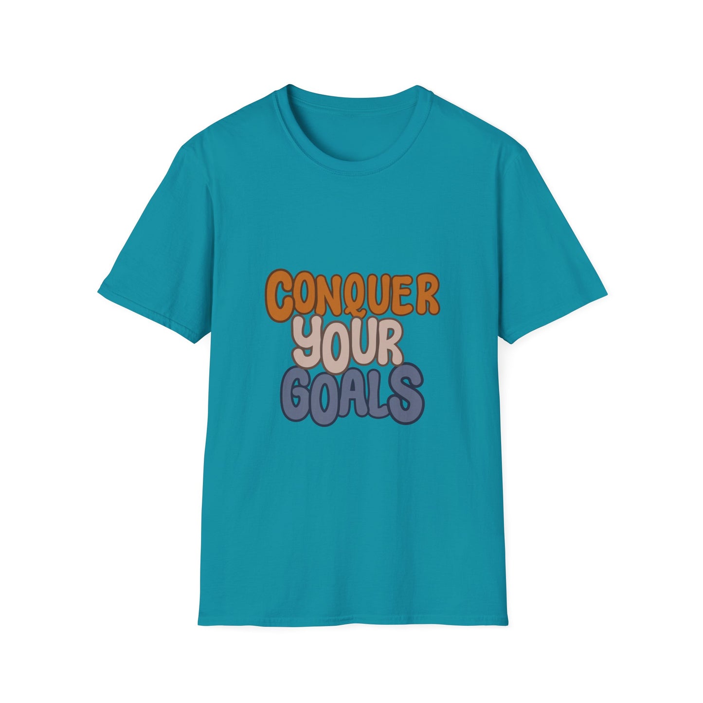 Conquer  Your goals  Unisex Softstyle T-Shirt