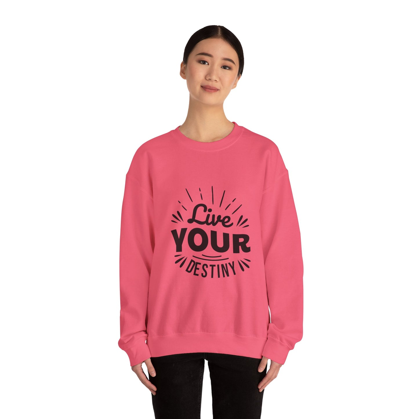 Live Your Destiny Unisex Heavy Blend™ Crewneck Sweatshirt