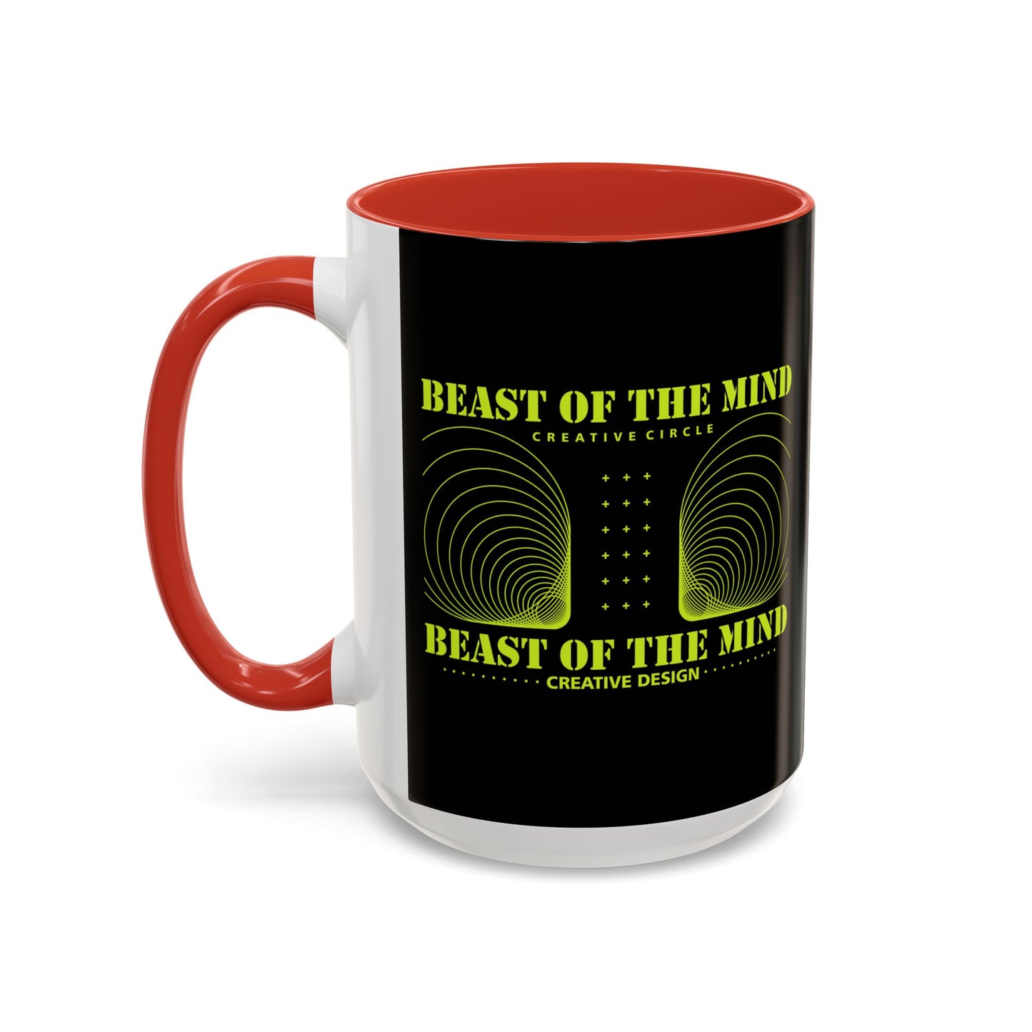 Beast Of The Mind Creative Circle Accent Coffee Mug (11, 15oz)