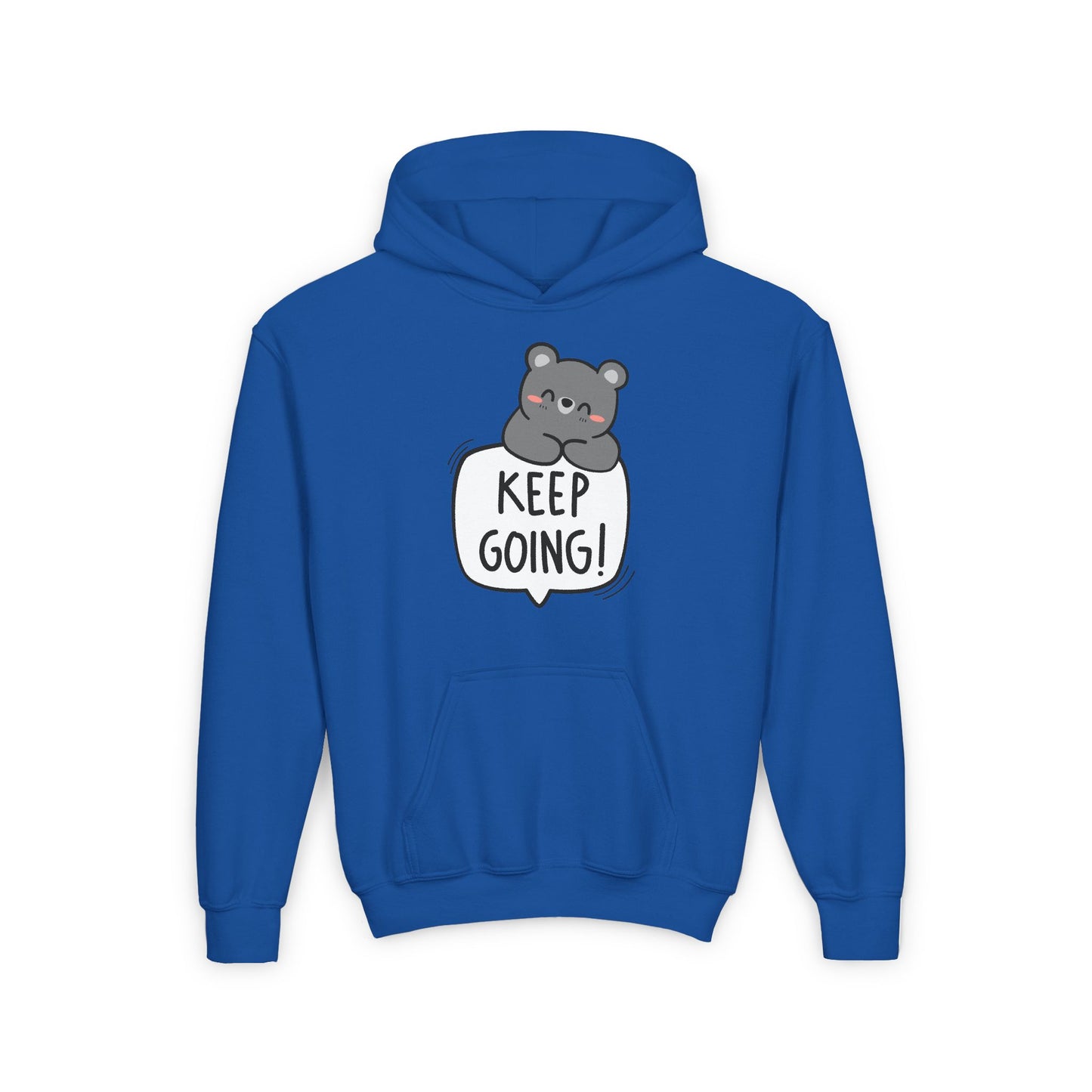 Keep Going Youth Heavy Blend Hooded Sweatshirt