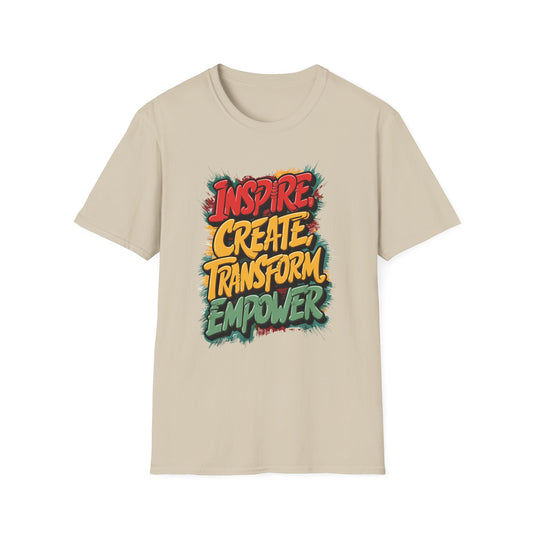 Inspire Create Transform Empower Unisex Softstyle T-Shirt