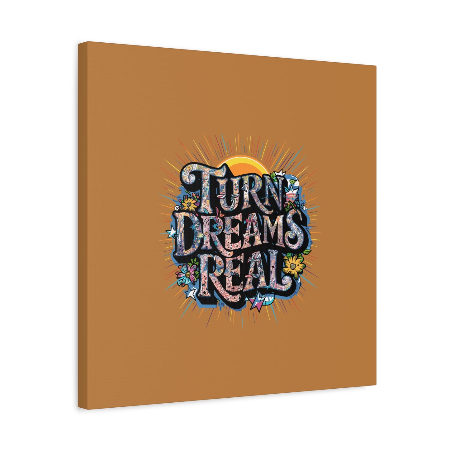 Turns Dreams Real Matte Canvas, Stretched, 1.25"