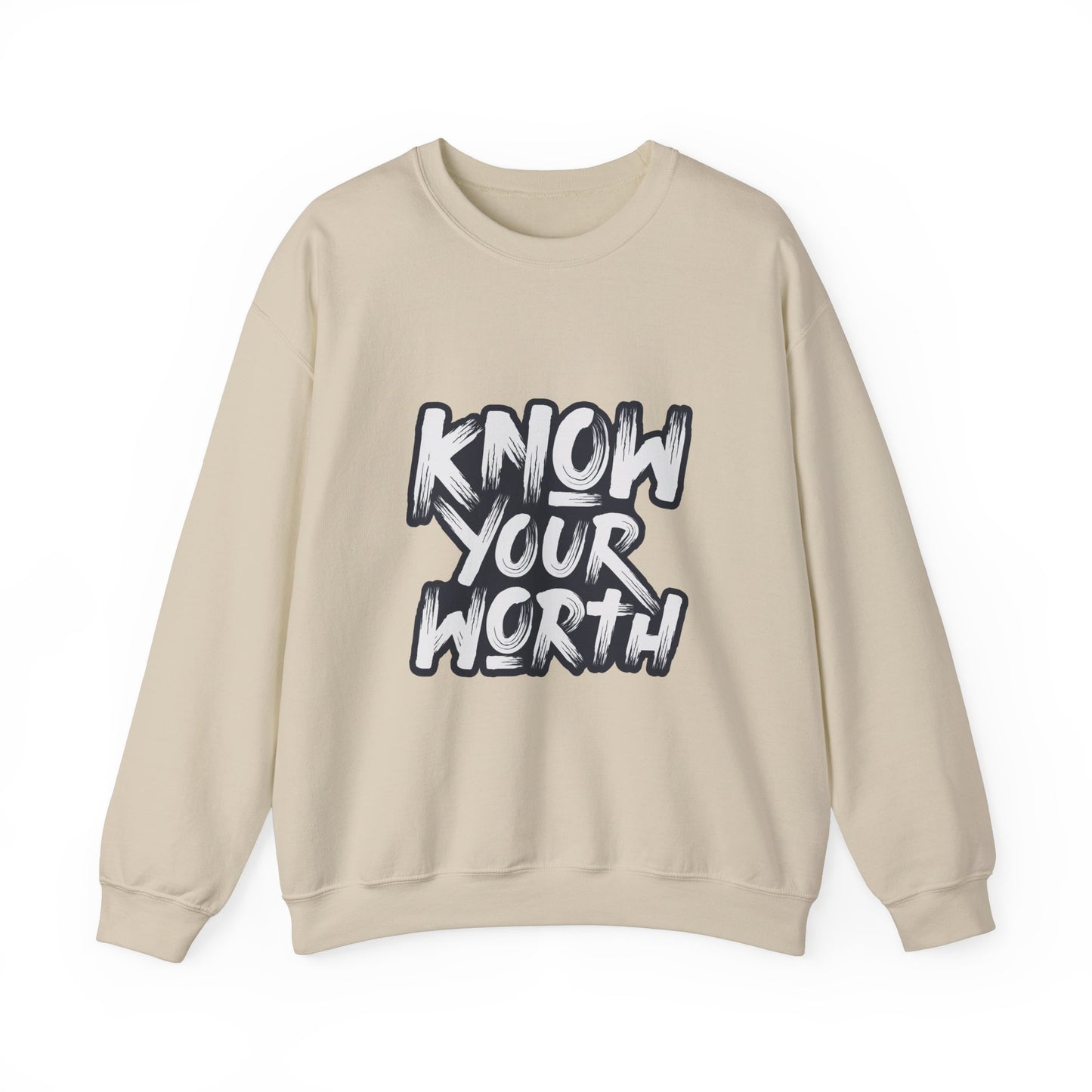 Know Your Worth Unisex Heavy Blend™ Crewneck Sweatshirt