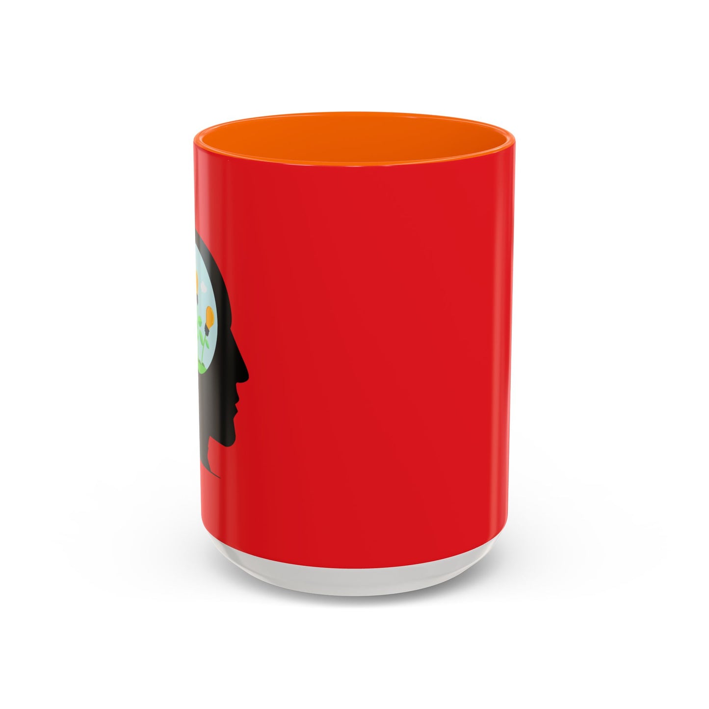 Mindset And Positive Thoughts Accent Coffee Mug (11, 15oz)