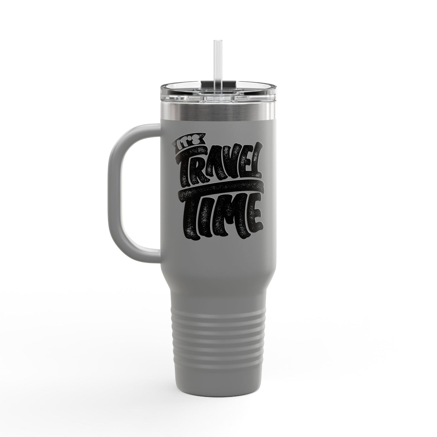 It's Travel Time Insulated Travel Mug, 40oz