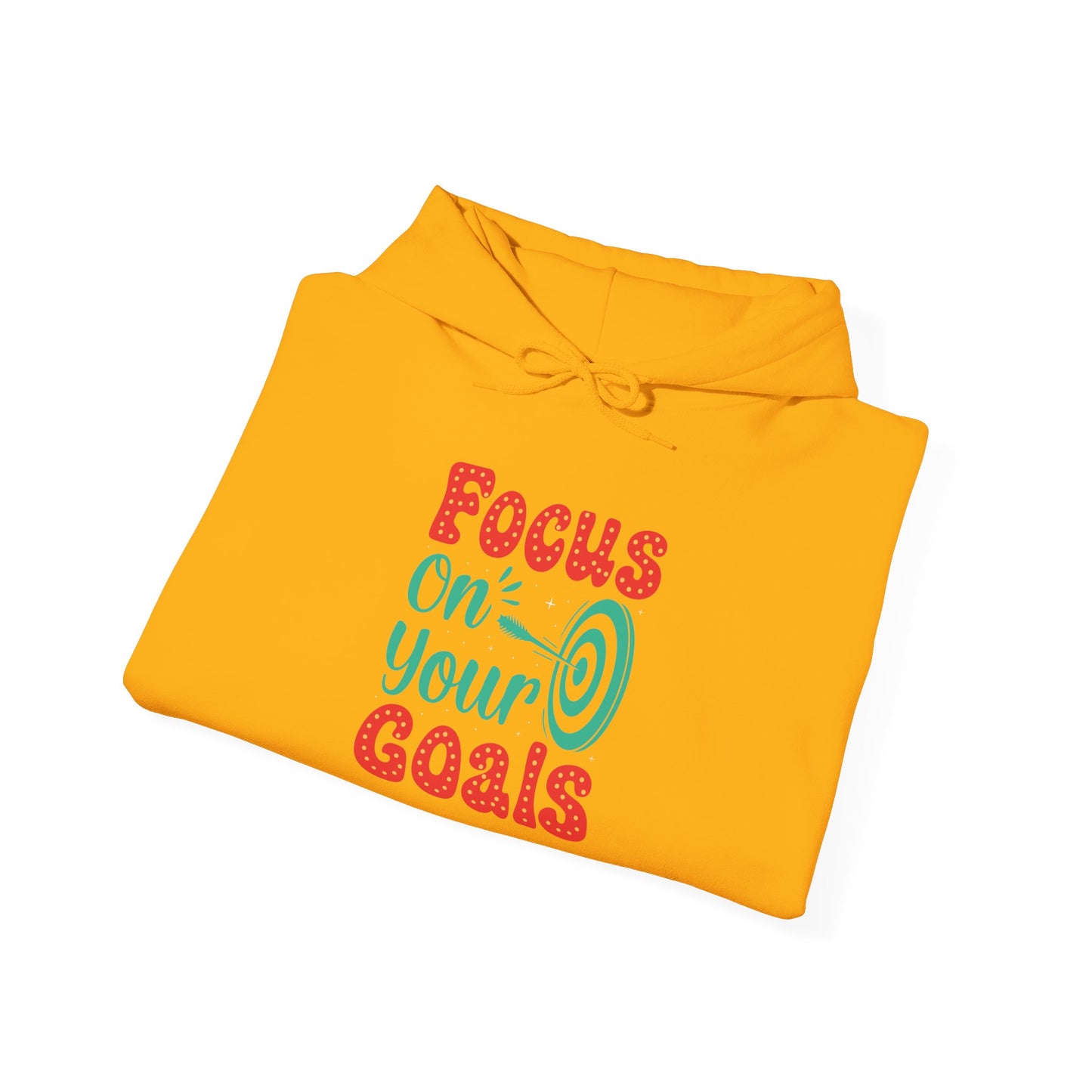 Focus On Your Goals Unisex Heavy Blend™ Hooded Sweatshirt