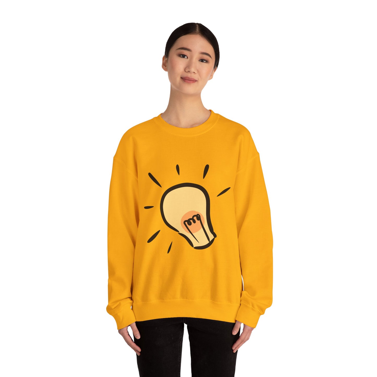 Light Bulb Unisex Heavy Blend™ Crewneck Sweatshirt