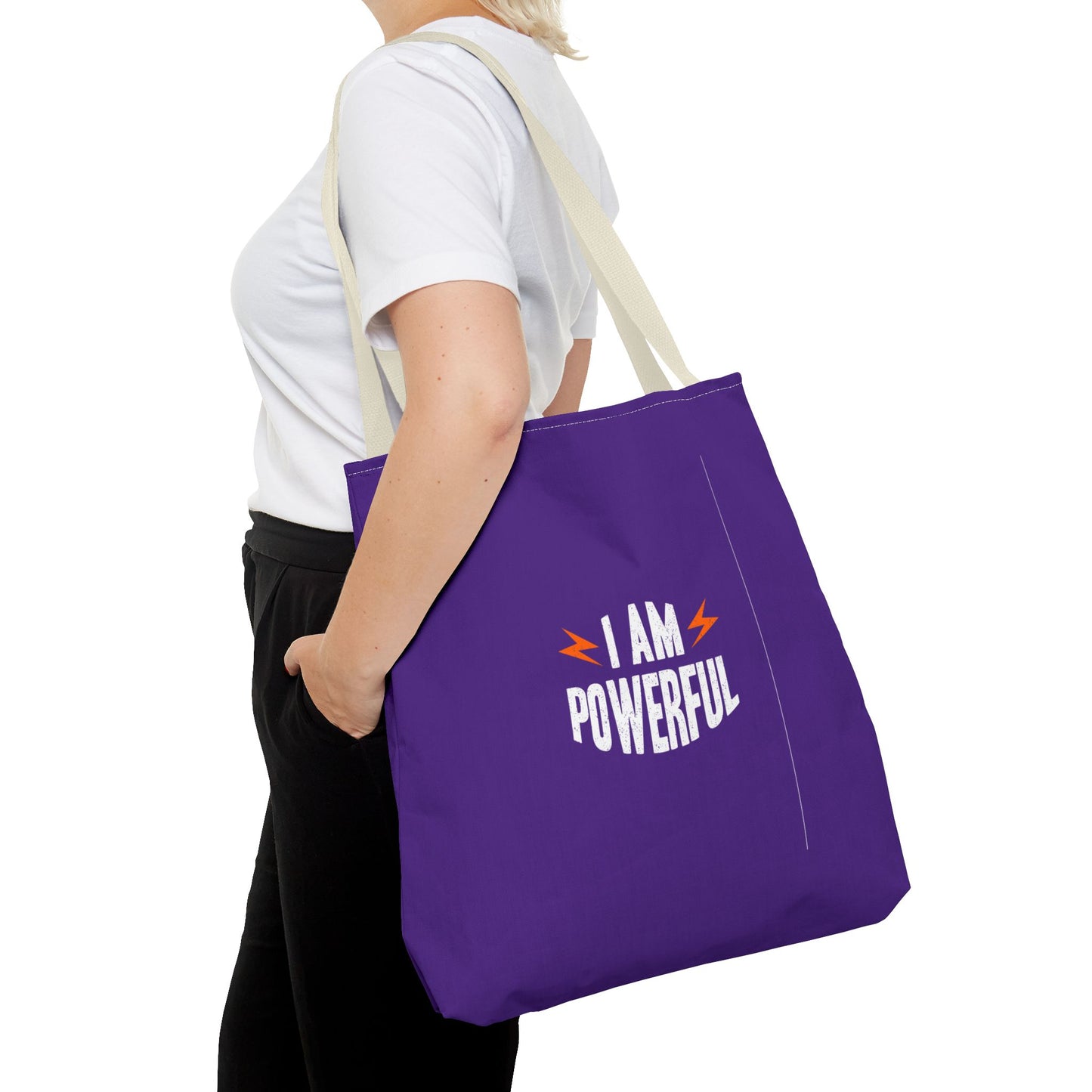 I Am Powerful Tote Bag (AOP)